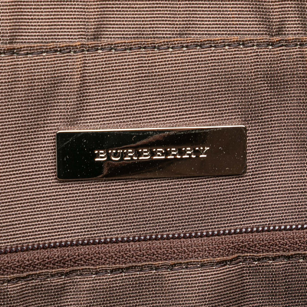 Burberry House Check Canvas Tote Bruin