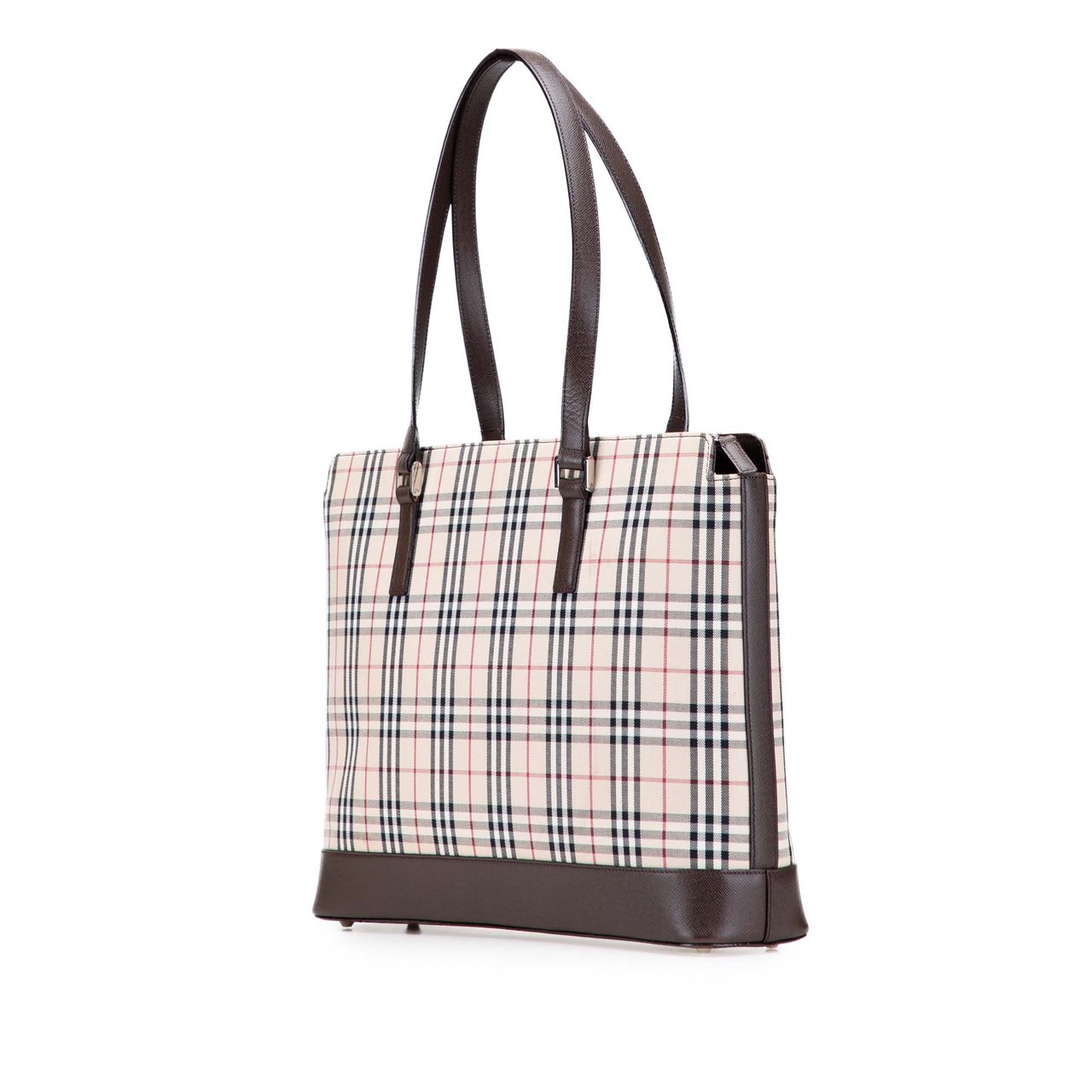 Burberry House Check Canvas Tote Bruin