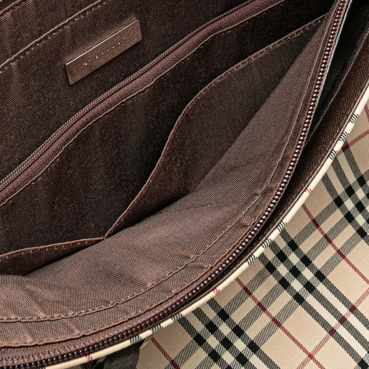 Burberry House Check Canvas Tote Bruin