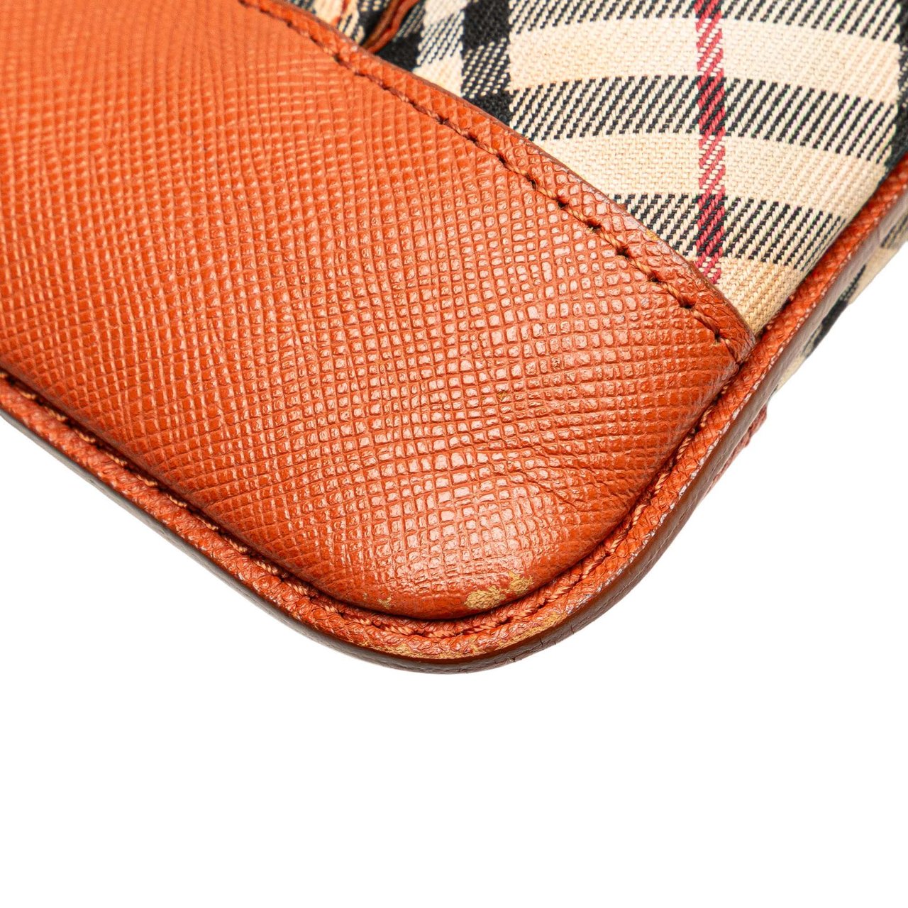 Burberry Nova Check Canvas Crossbody Bruin