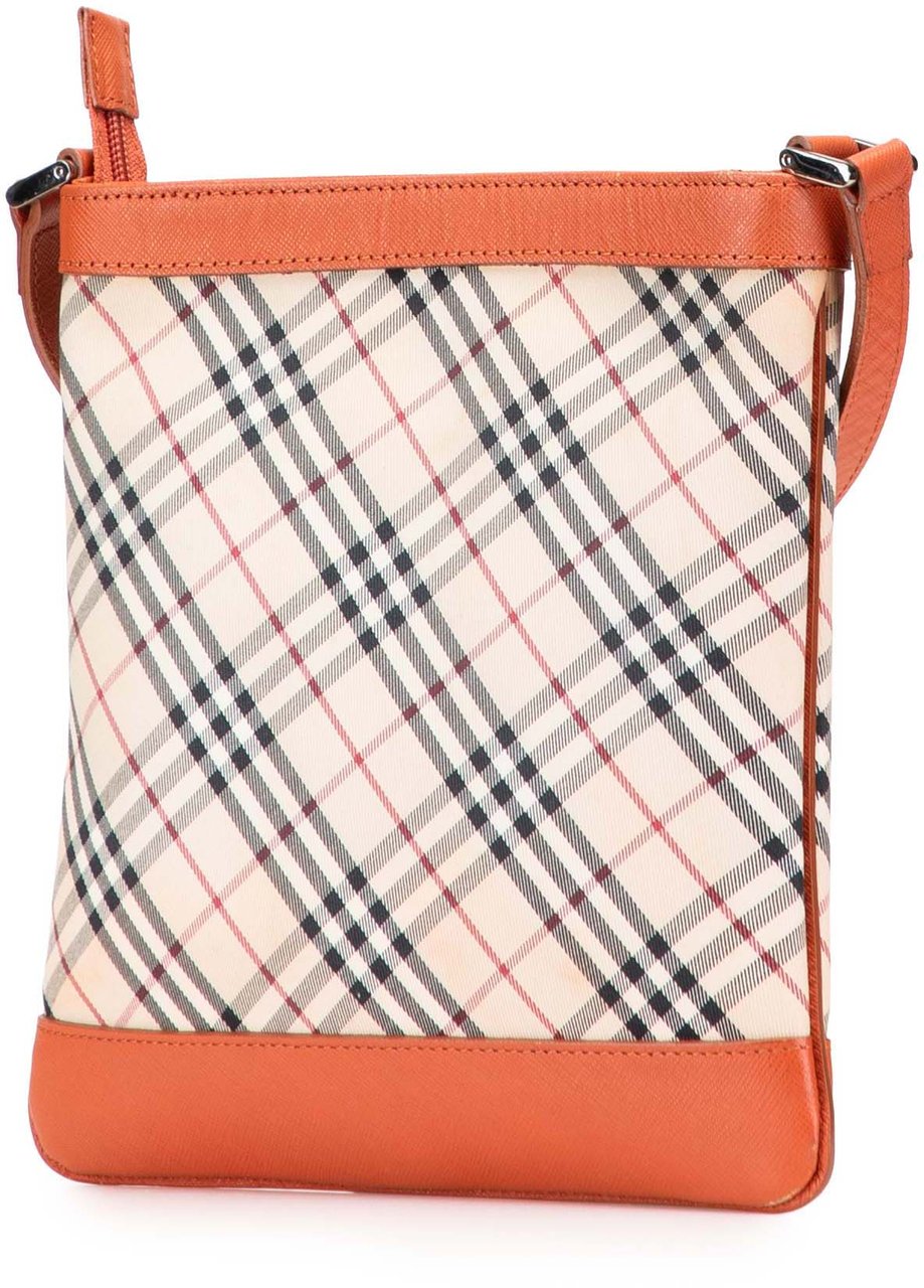 Burberry Nova Check Canvas Crossbody Bruin
