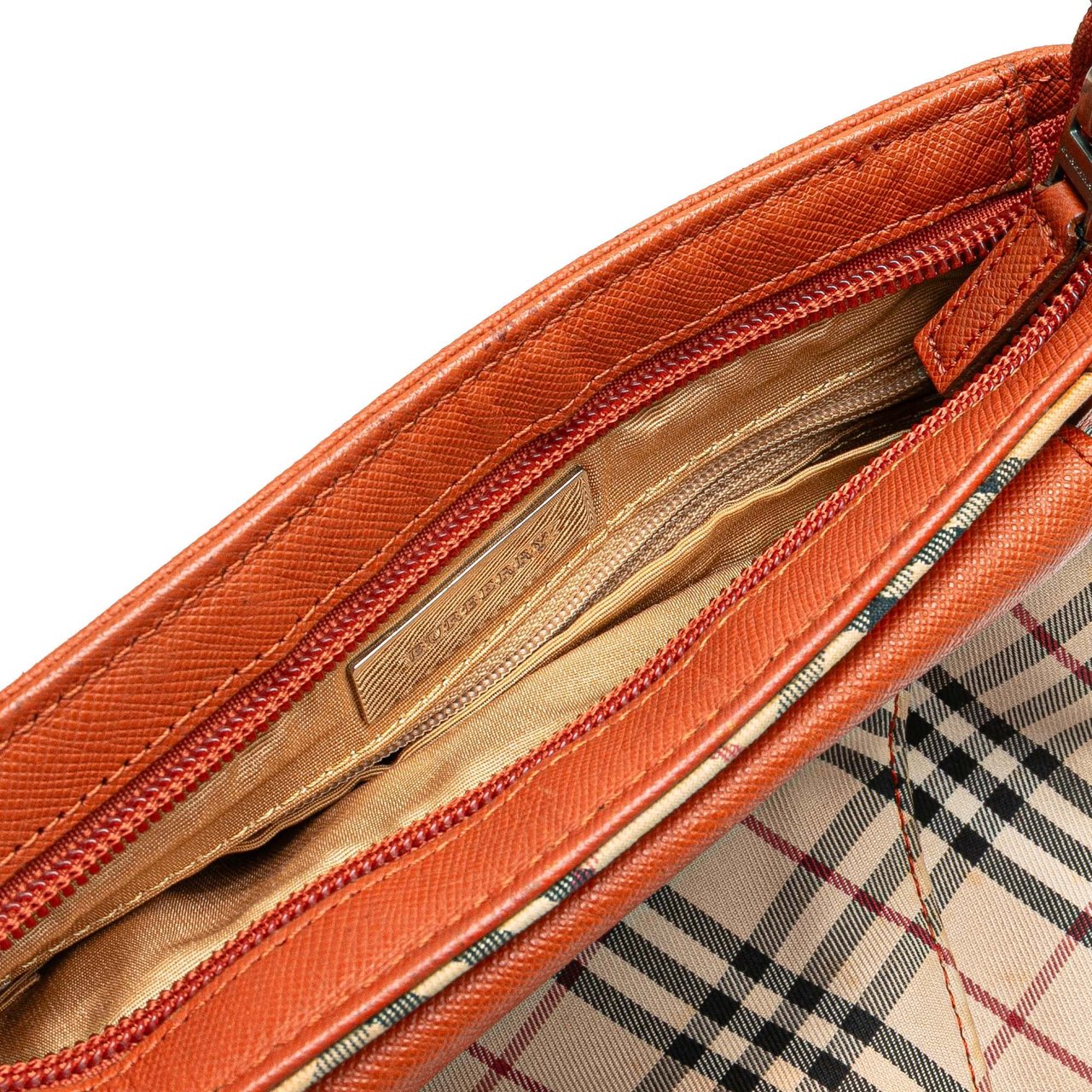 Burberry Nova Check Canvas Crossbody Bruin