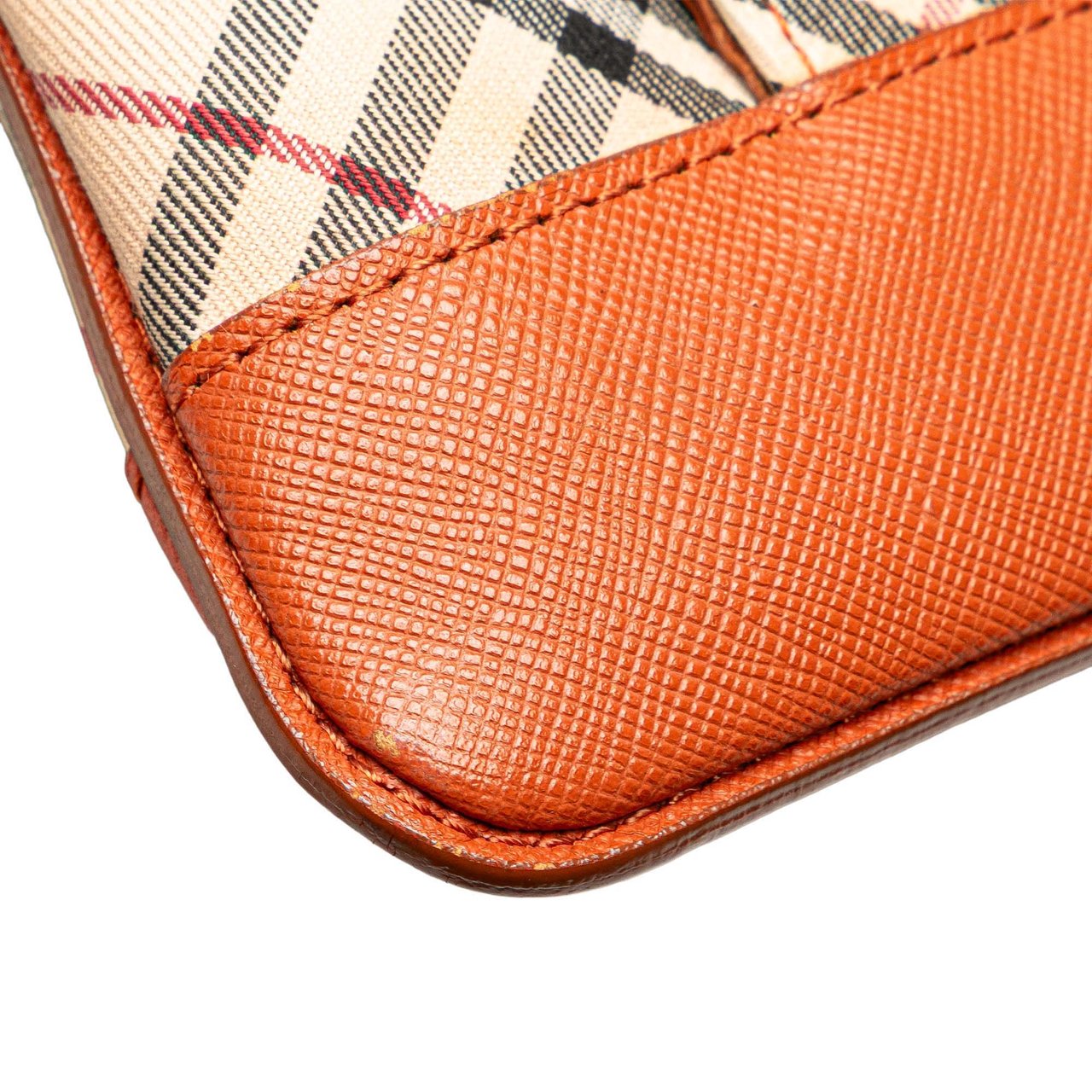 Burberry Nova Check Canvas Crossbody Bruin