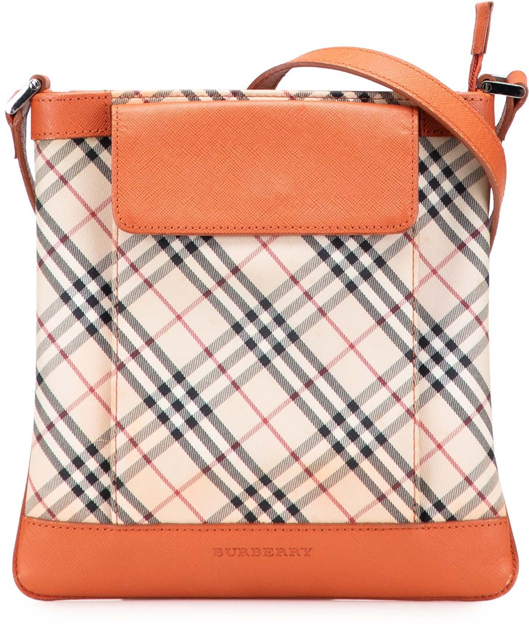 Burberry Nova Check Canvas Crossbody Bruin