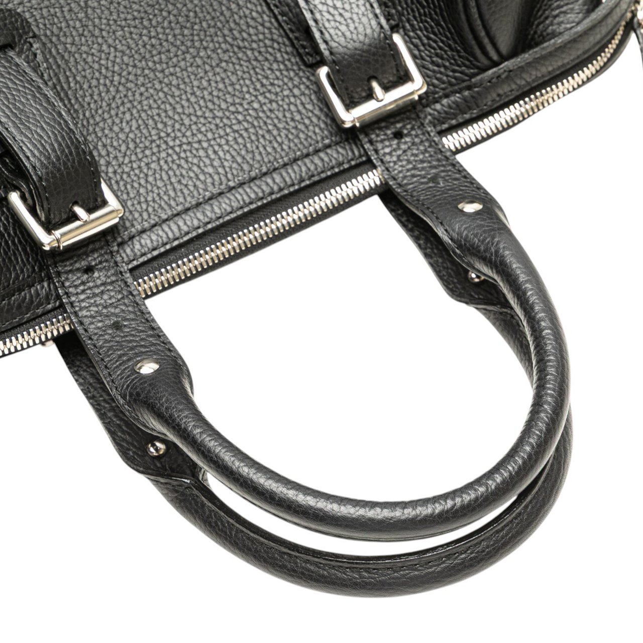 Burberry Leather Handbag Zwart