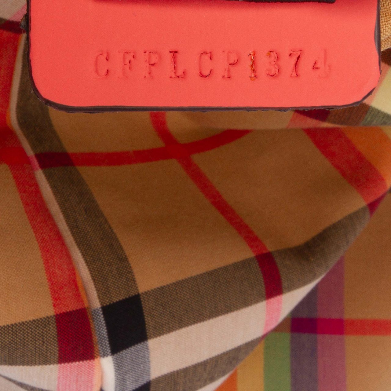 Burberry House Check Canvas Rainbow Tote Bruin