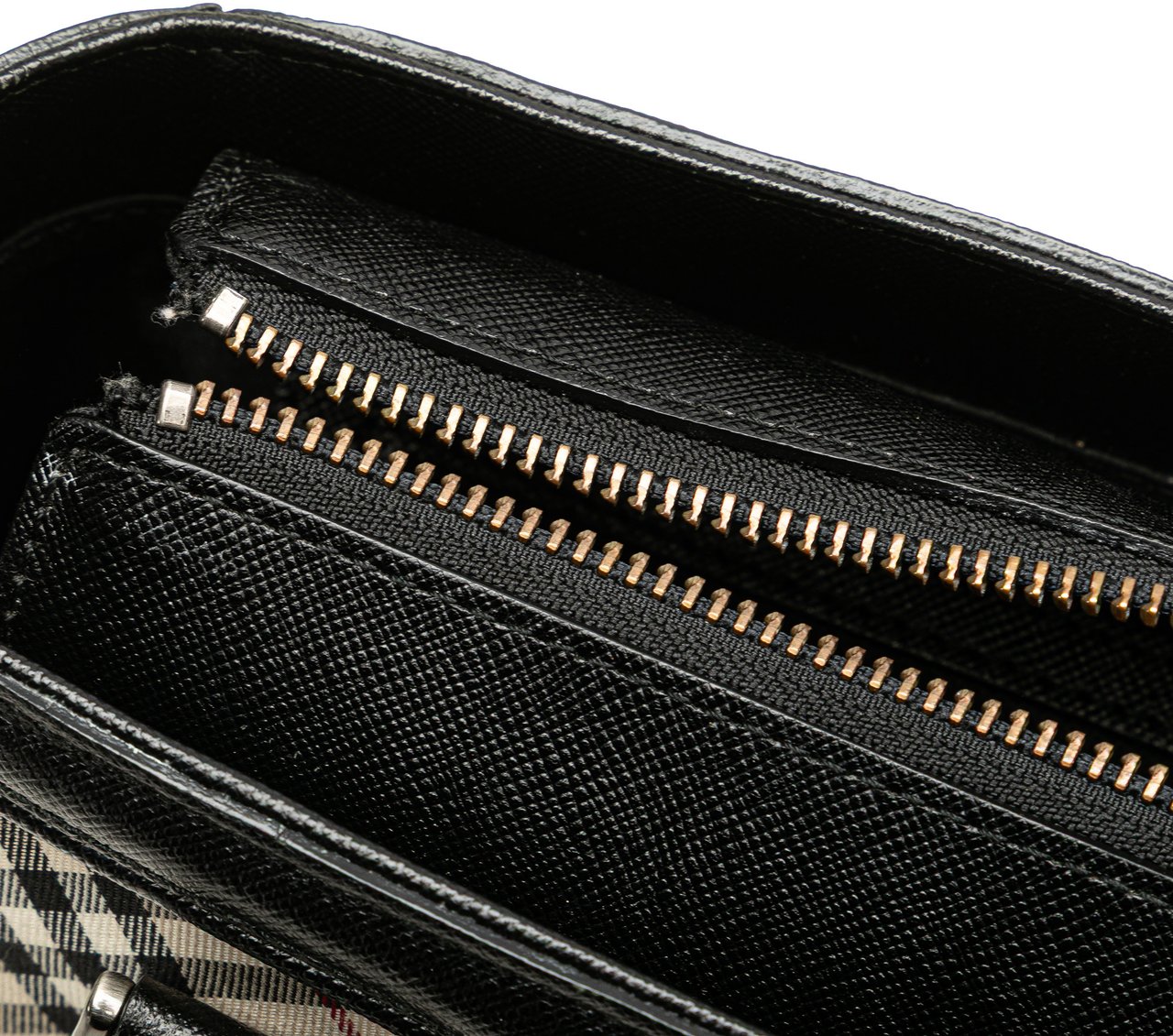 Burberry Nova Check Canvas Handbag Bruin