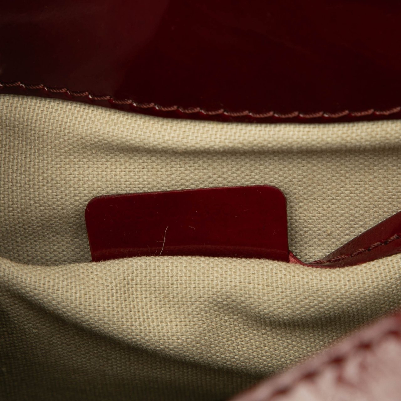 Burberry Patent Trimmed House Check Coated Canvas Hearts Pilgrim Satchel Bruin