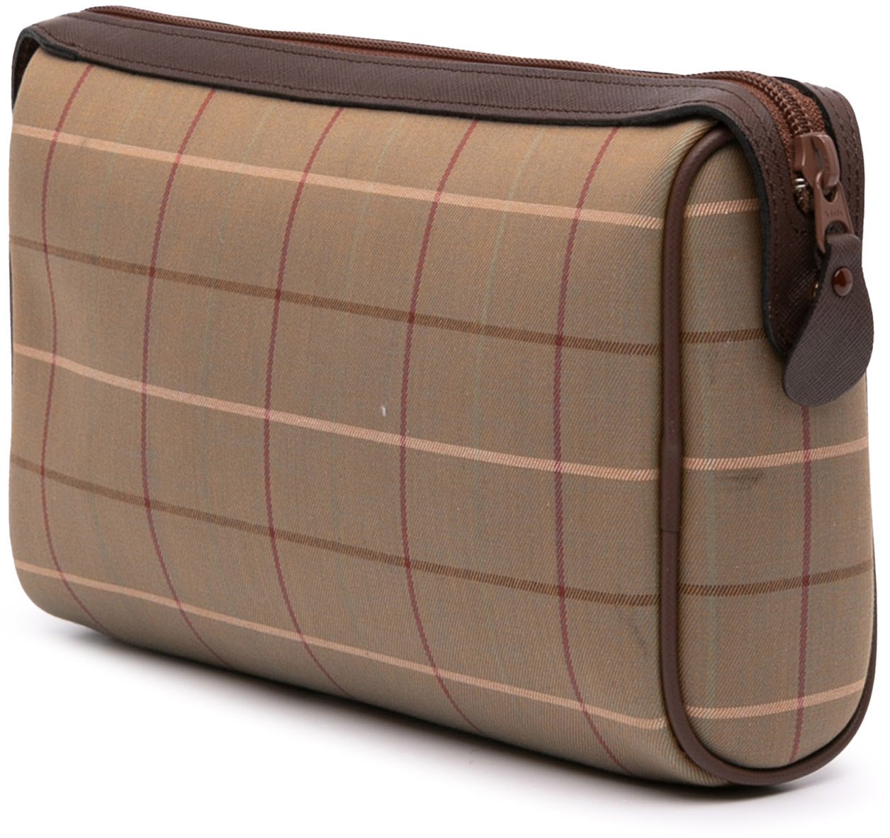Burberry Vintage Check Canvas Clutch Bruin
