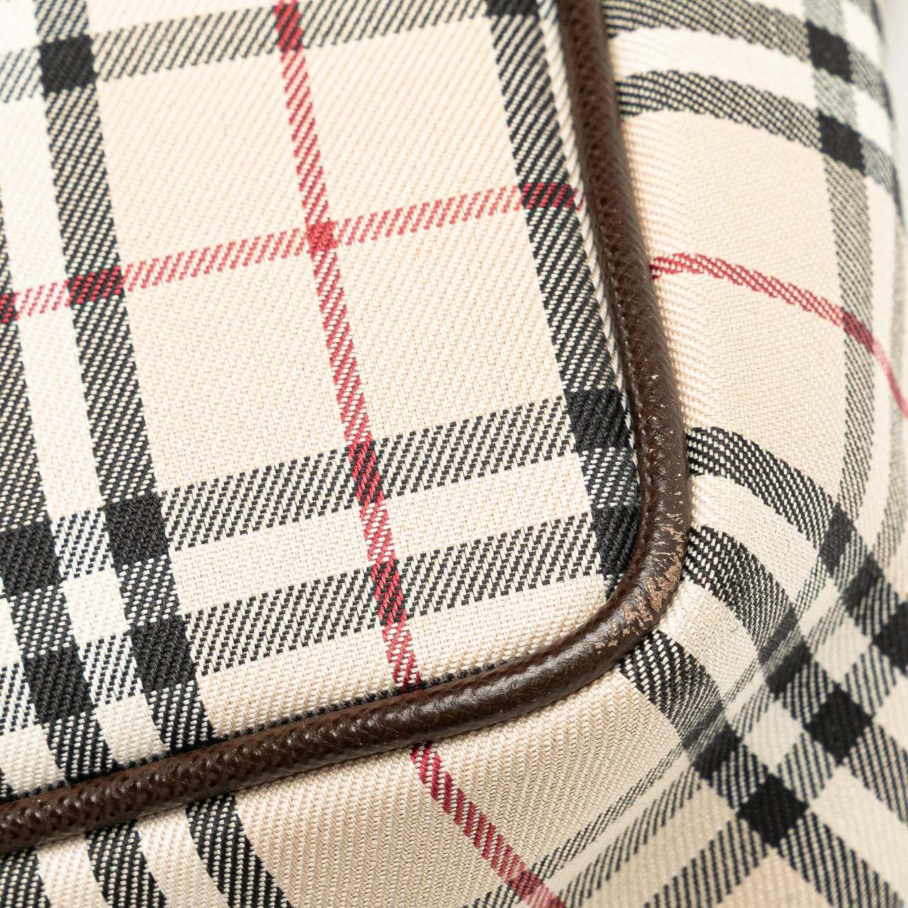 Burberry House Check Canvas Crossbody Bruin