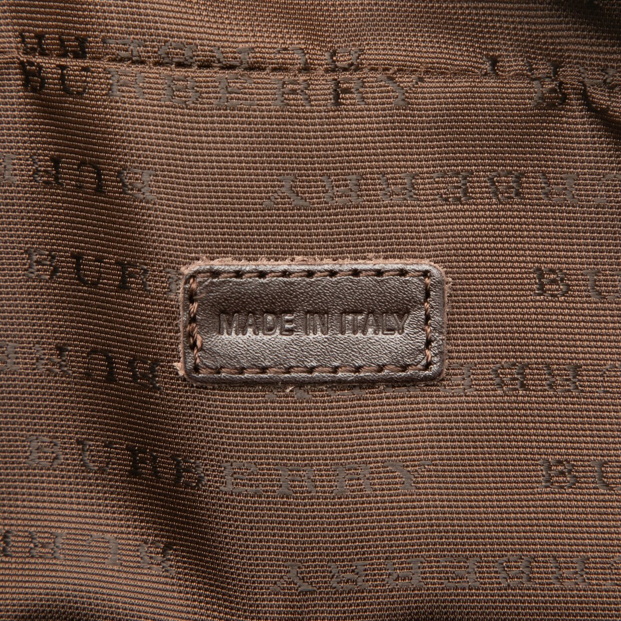 Burberry House Check Canvas Travel Bag Bruin