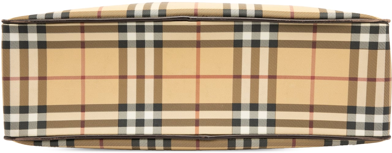 Burberry House Check Canvas Travel Bag Bruin