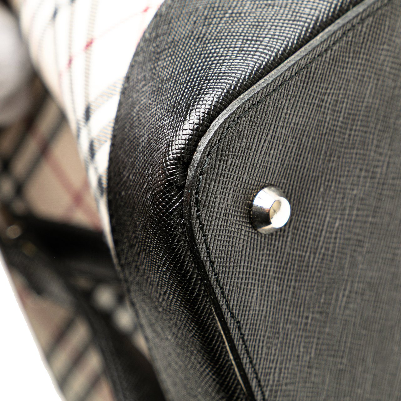 Burberry Nova Check Canvas Handbag Bruin