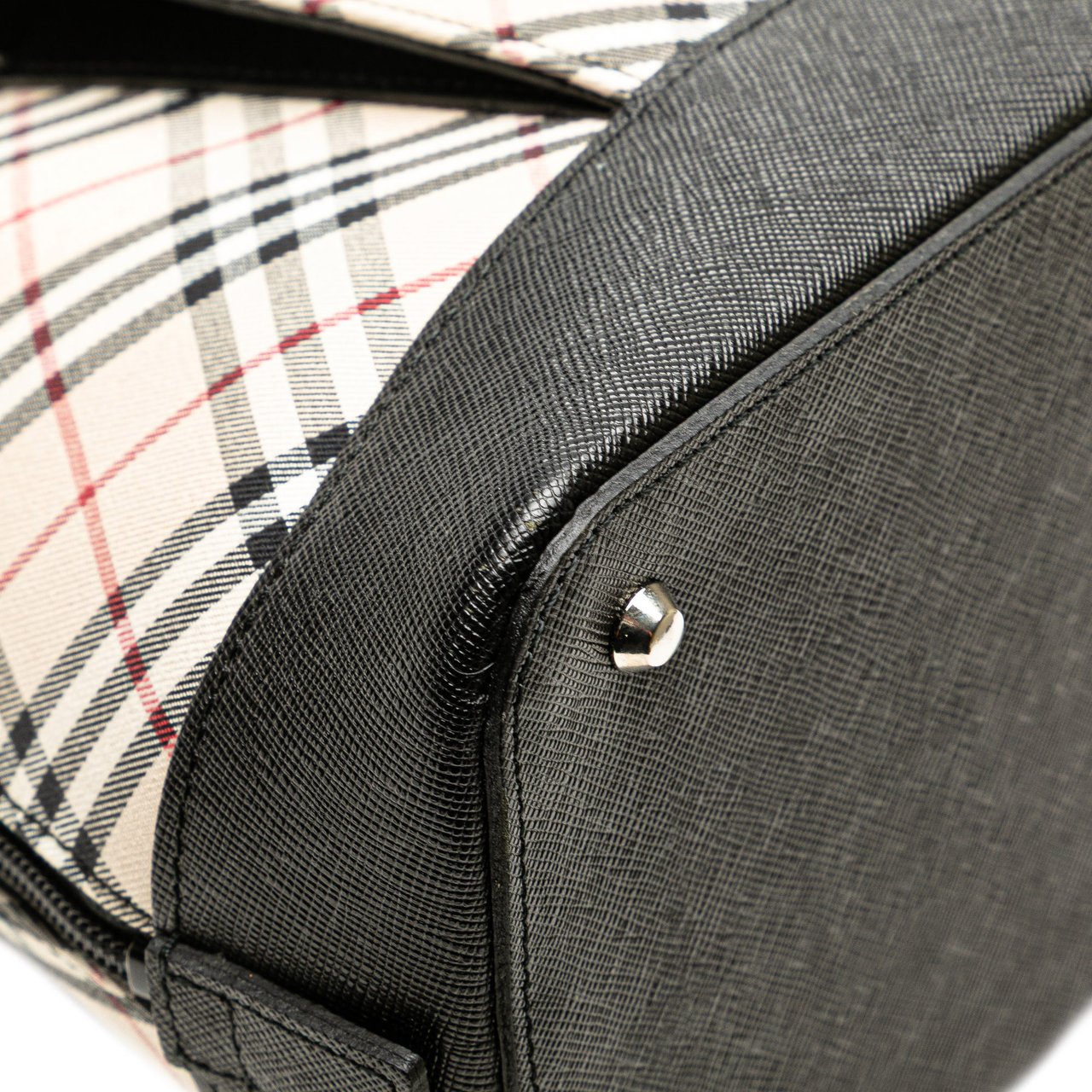 Burberry Nova Check Canvas Handbag Bruin