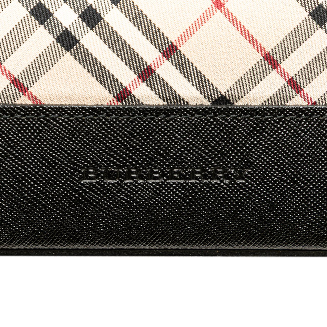 Burberry Nova Check Canvas Handbag Bruin