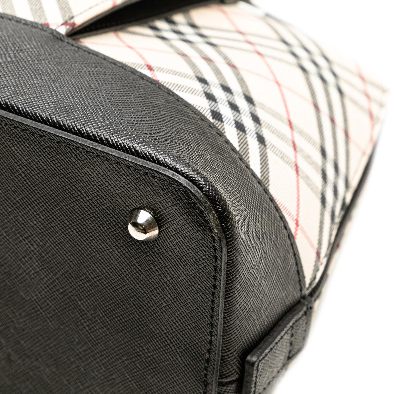 Burberry Nova Check Canvas Handbag Bruin