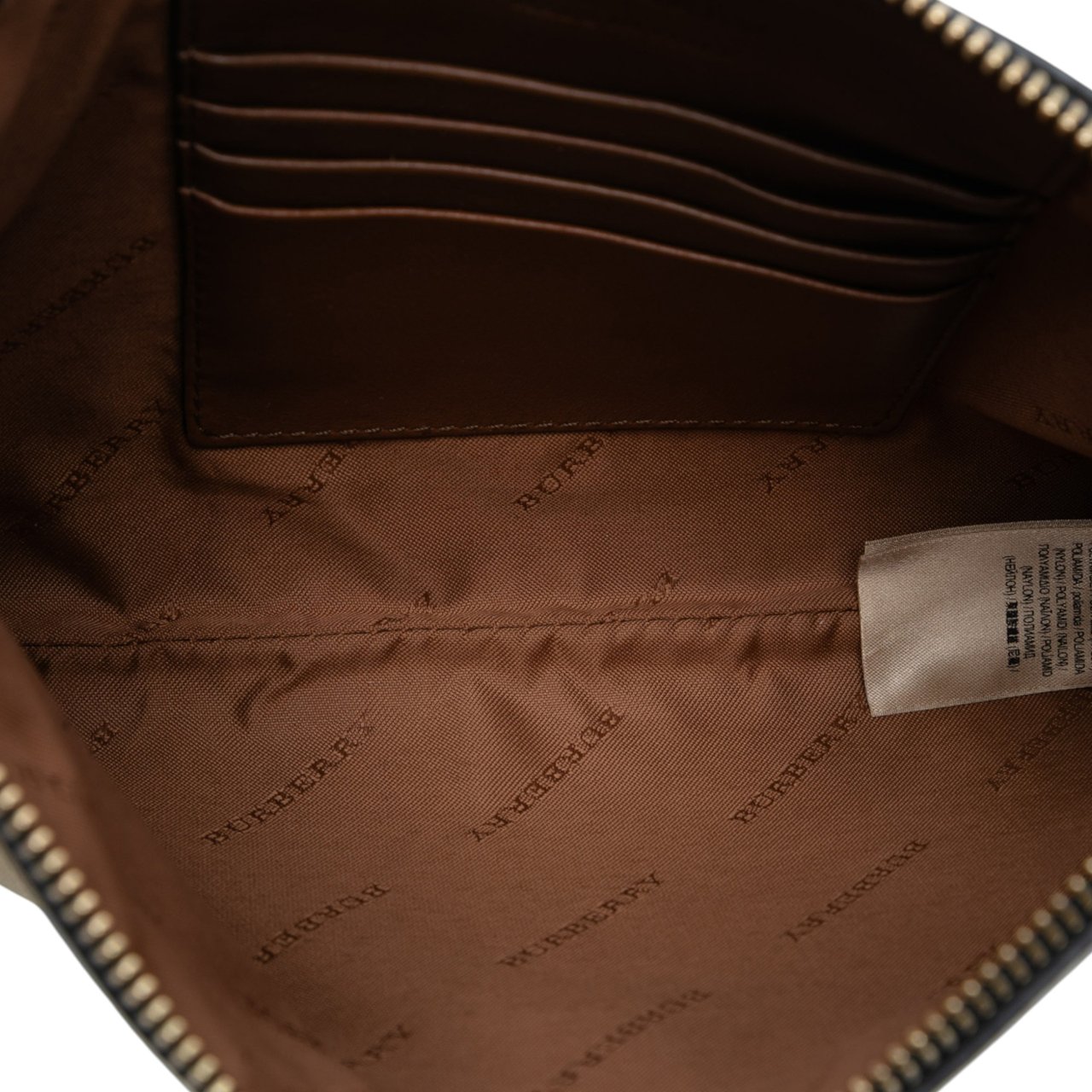 Burberry Haymarket Check Canvas Peyton Crossbody Bruin