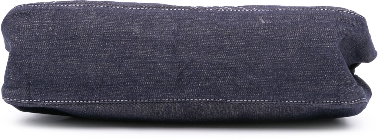 Burberry Denim Frame Shoulder Bag Grijs
