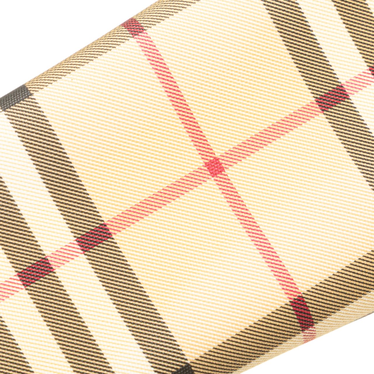 Burberry House Check Coated Canvas Handbag Bruin