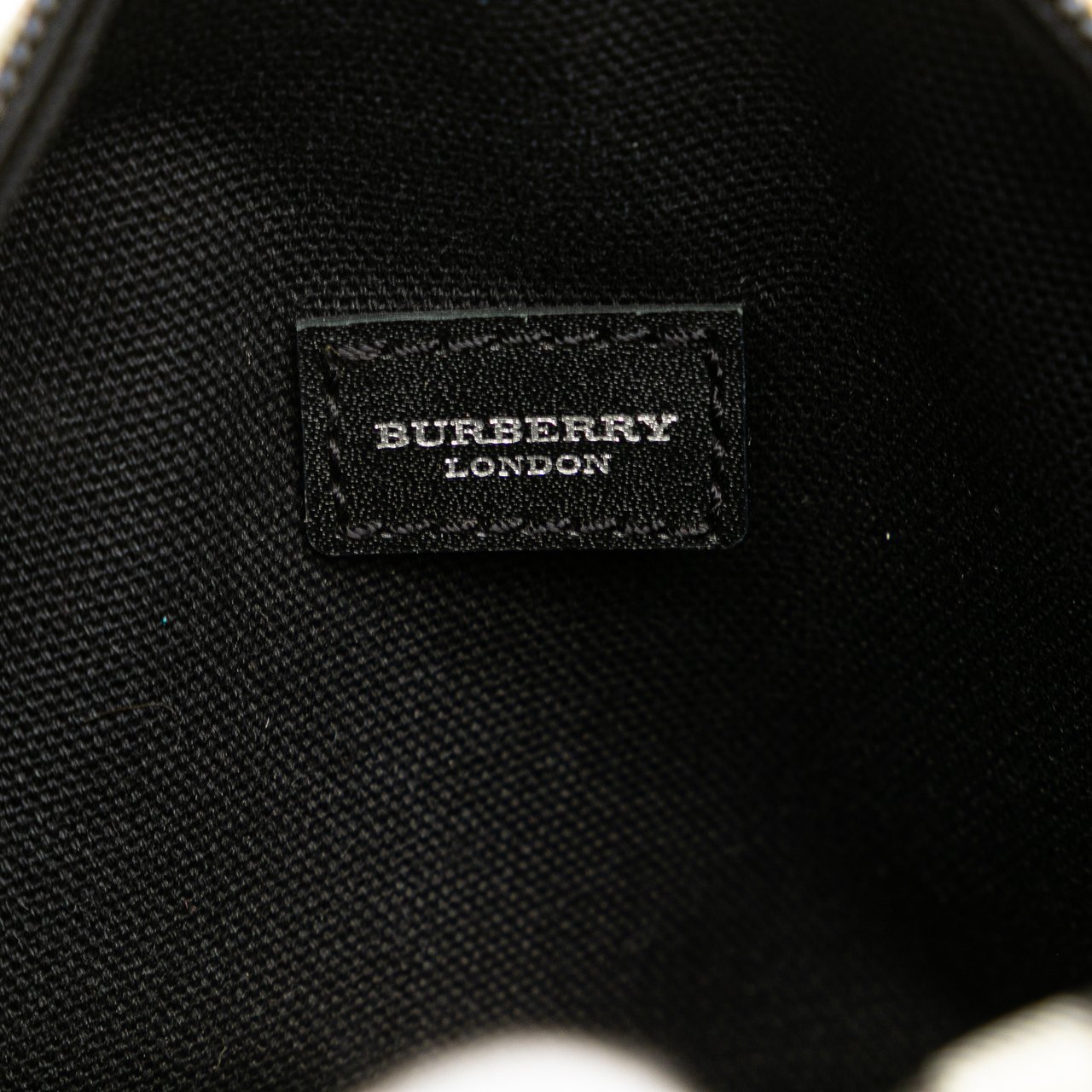 Burberry House Check Coated Canvas Handbag Bruin