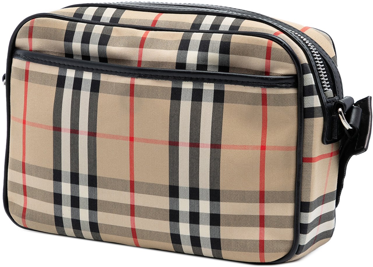 Burberry House Check Canvas Paddy Crossbody Bruin