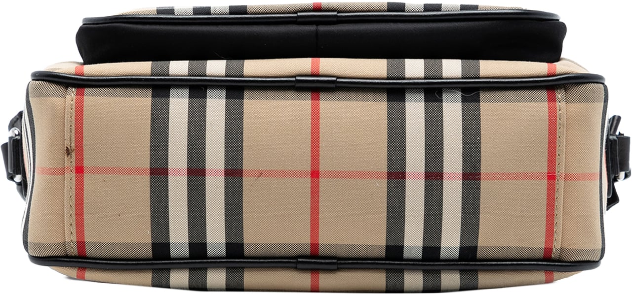 Burberry House Check Canvas Paddy Crossbody Bruin