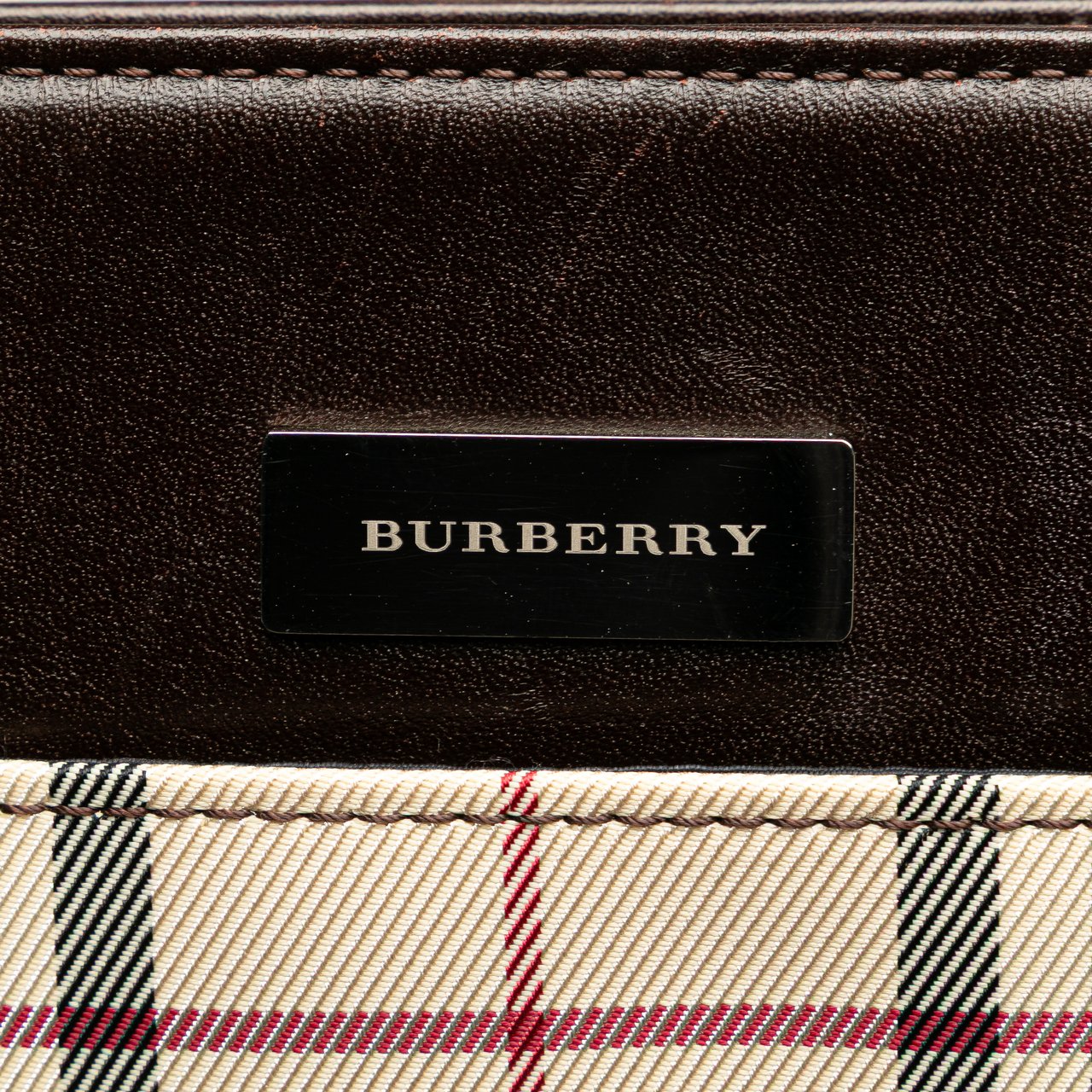 Burberry House Check Canvas Tote Bruin