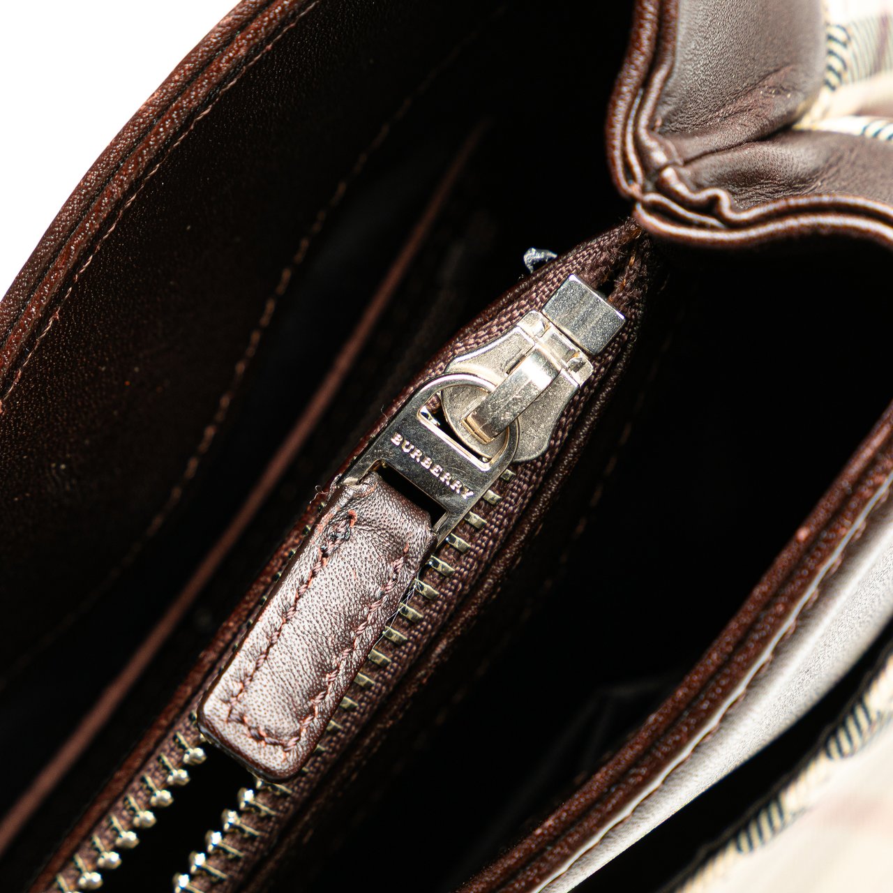 Burberry House Check Canvas Tote Bruin