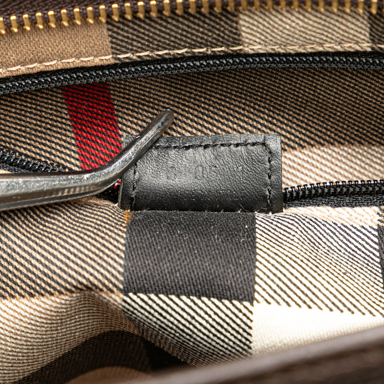 Burberry Leather Shoulder Bag Bruin
