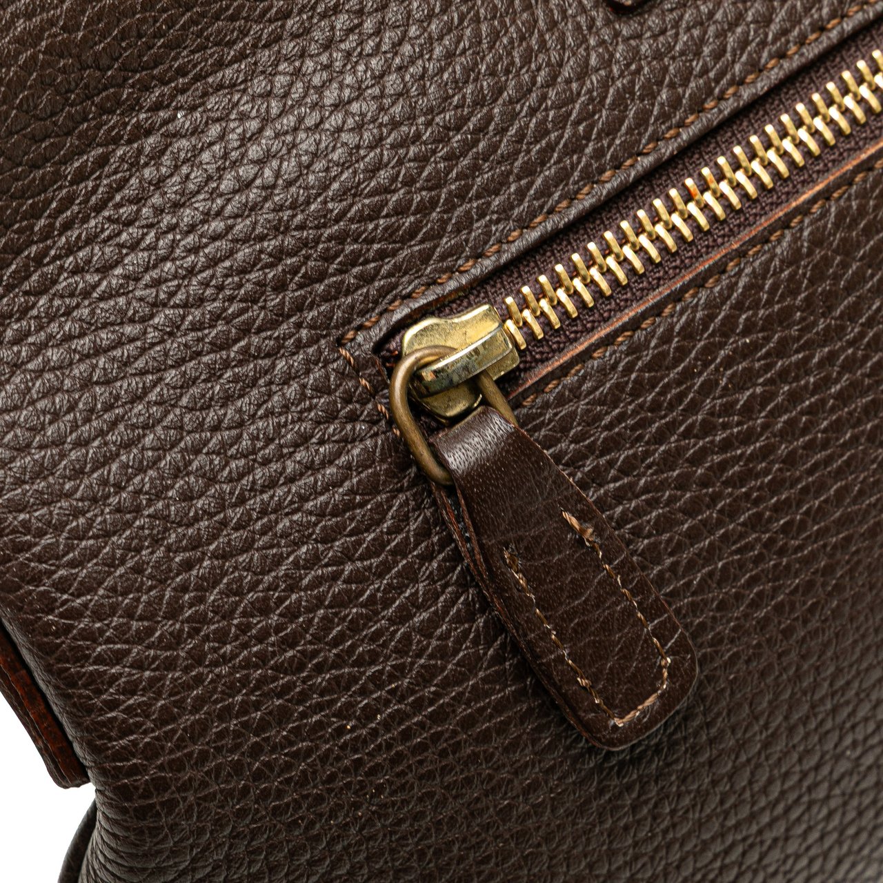 Burberry Leather Shoulder Bag Bruin