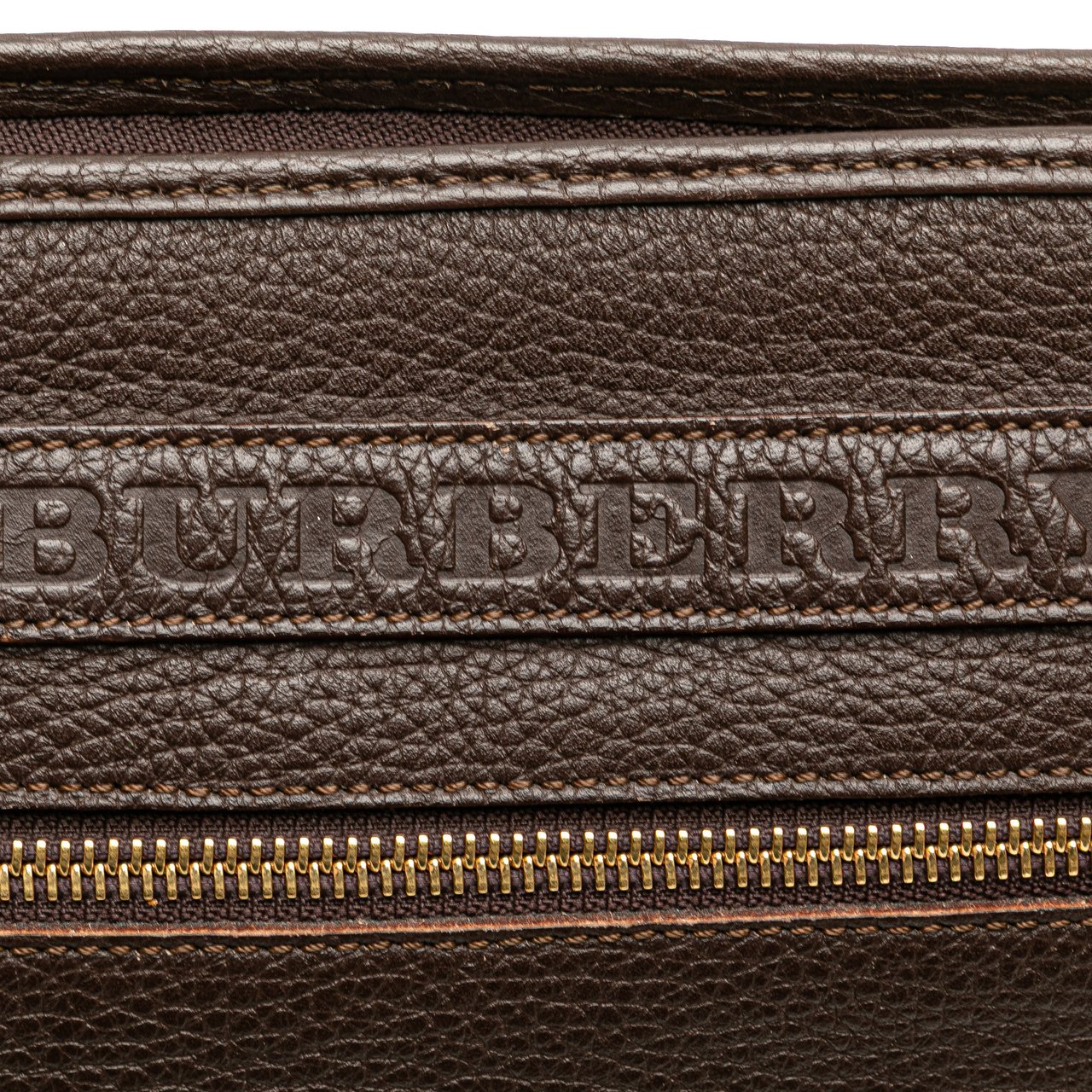 Burberry Leather Shoulder Bag Bruin