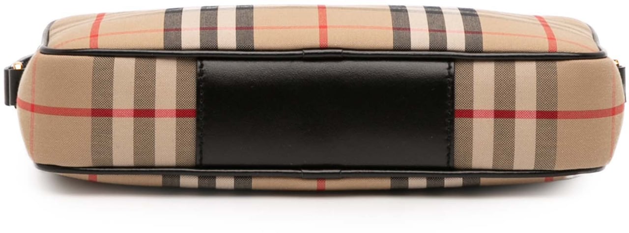 Burberry House Check Canvas Crossbody Bruin