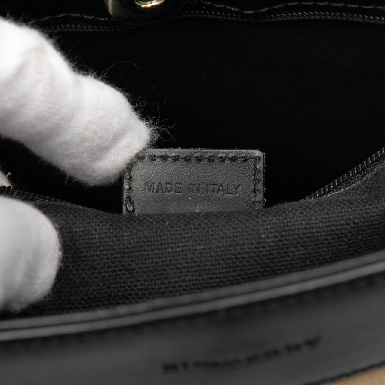 Burberry House Check Canvas Shoulder Bag Bruin