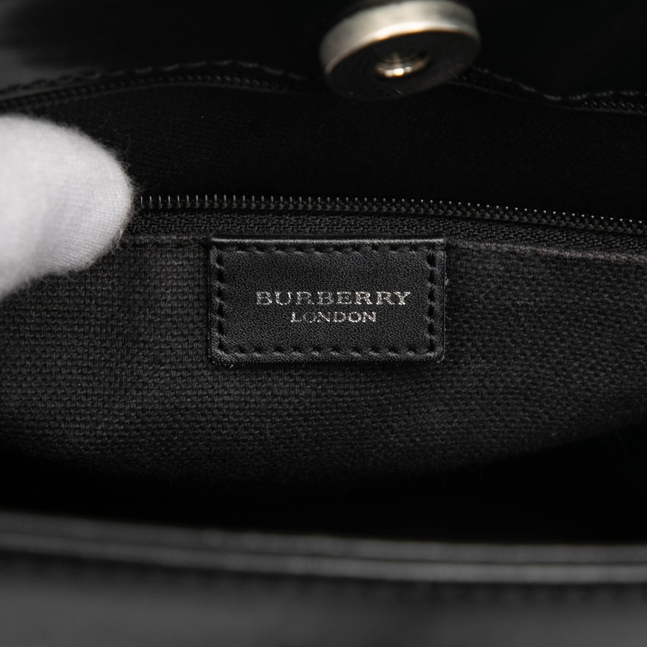 Burberry House Check Canvas Shoulder Bag Bruin
