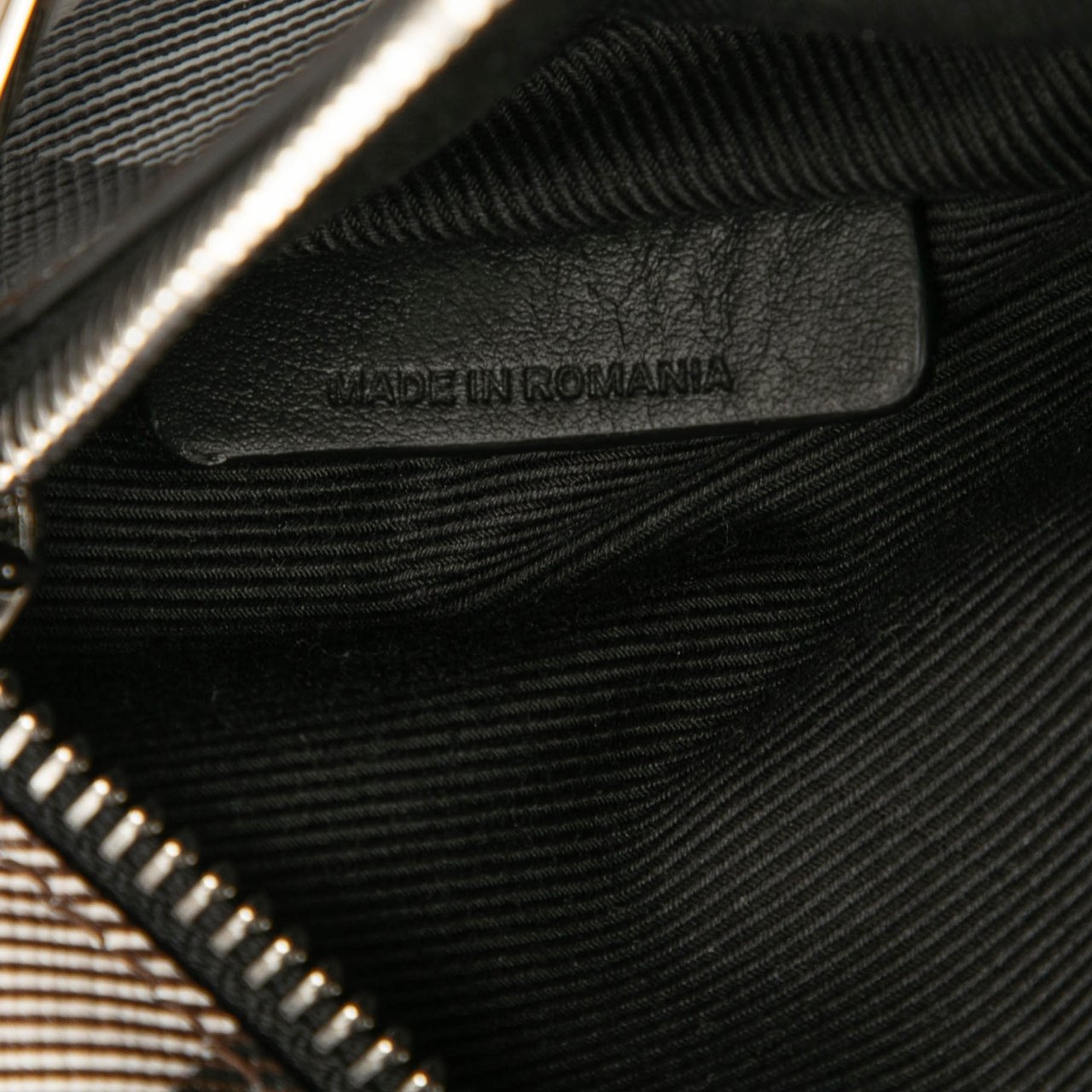 Burberry Geometric Check Coated Canvas Bum Bag Bruin