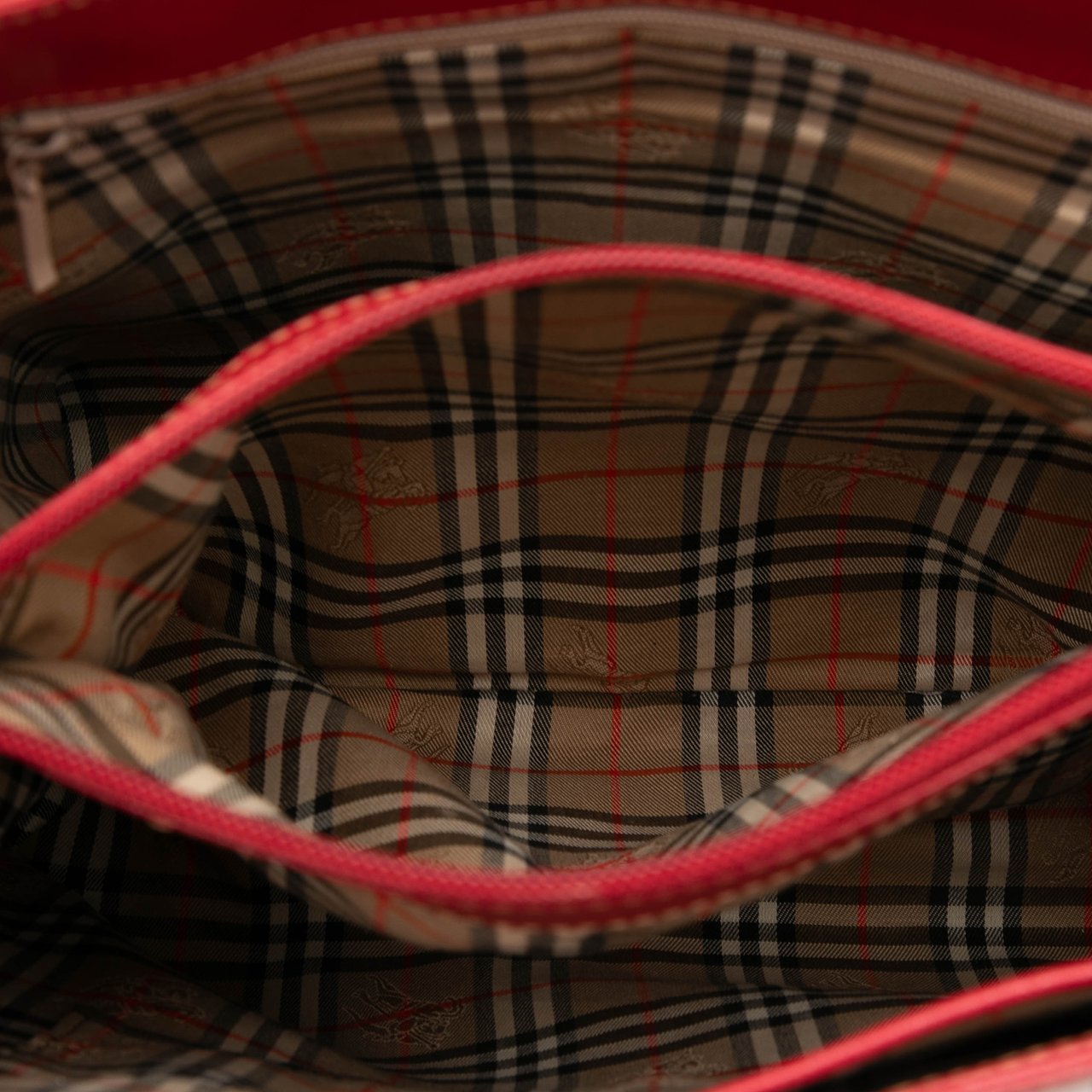 Burberry Leather Handbag Rood