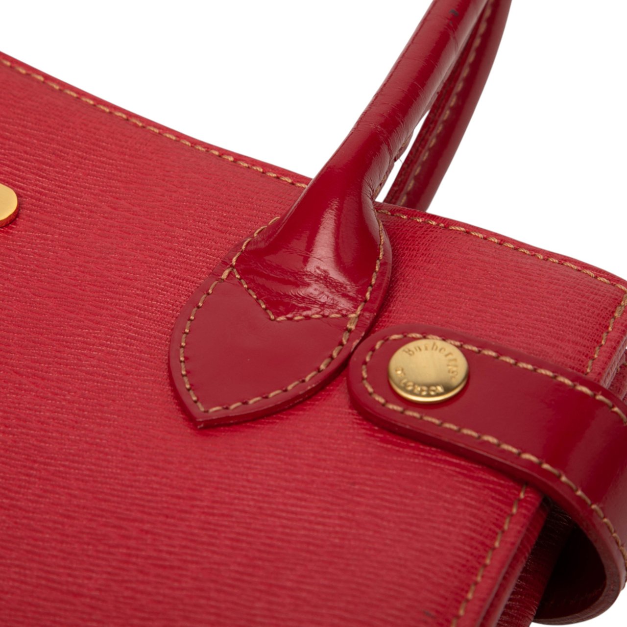 Burberry Leather Handbag Rood