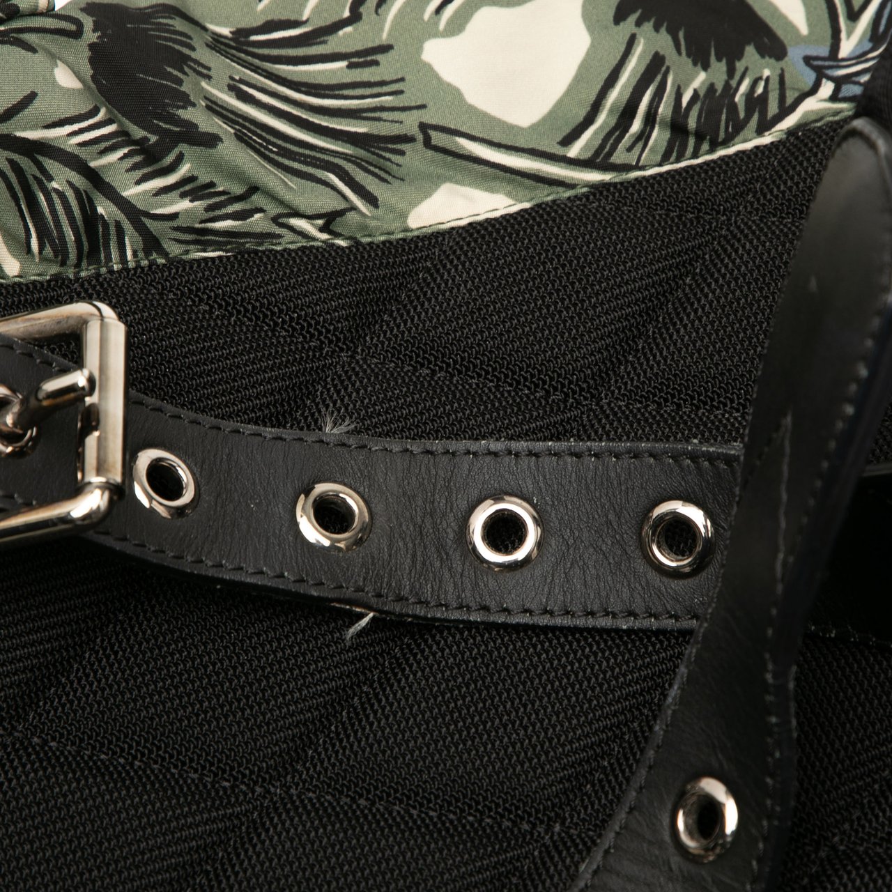 Burberry Nylon Graffiti Rucksack Backpack Groen