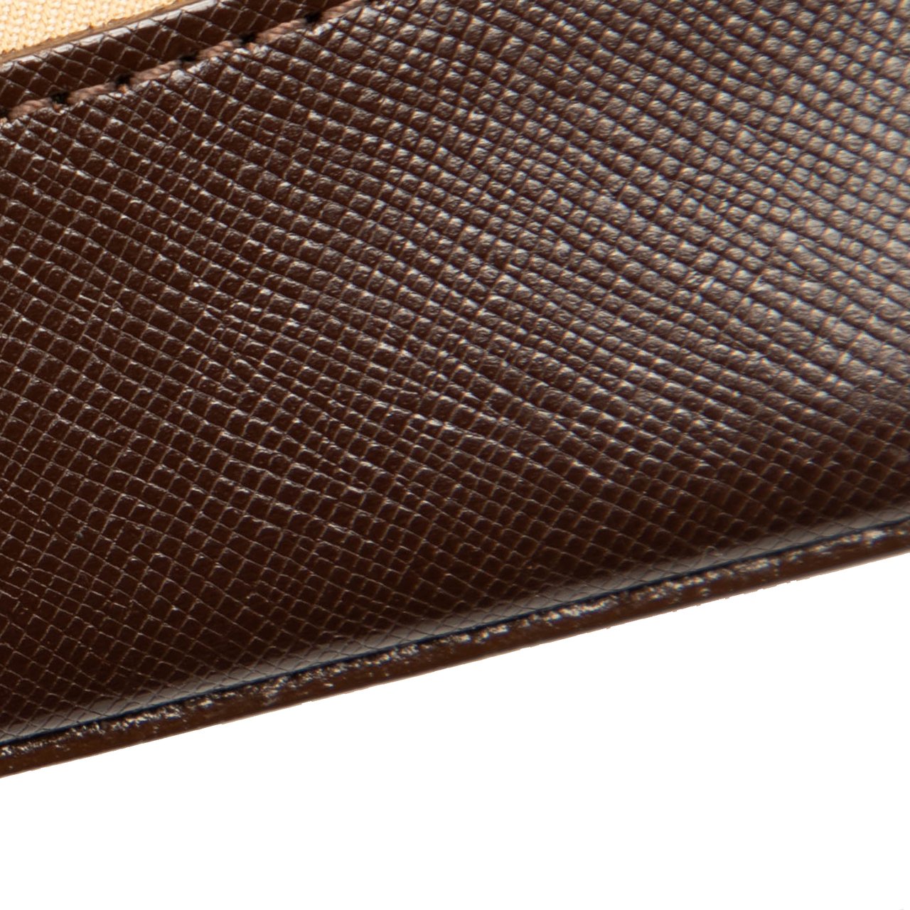 Burberry Haymarket Check Canvas Handbag Bruin