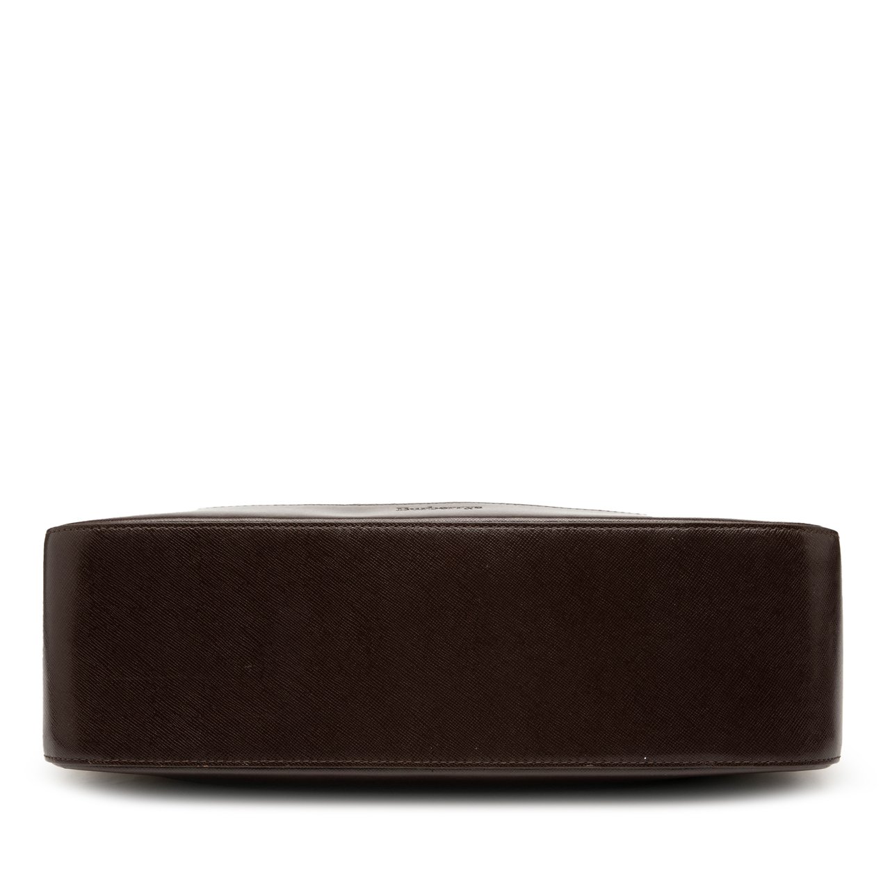 Burberry Haymarket Check Canvas Handbag Bruin