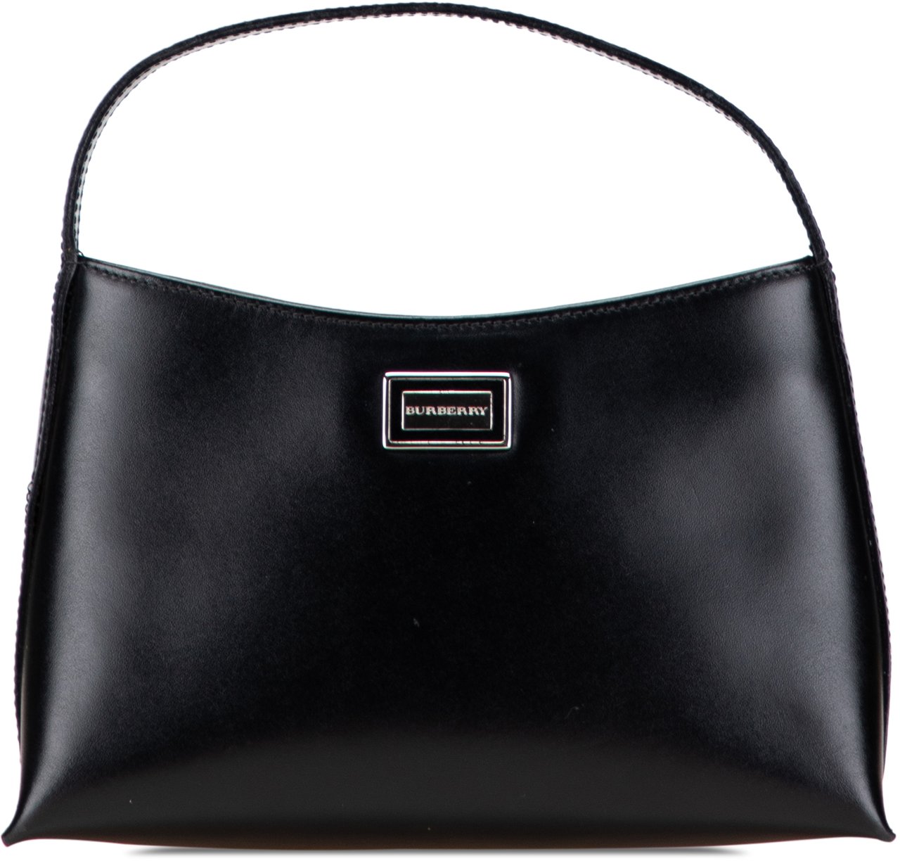 Burberry Leather Shoulder Bag Zwart