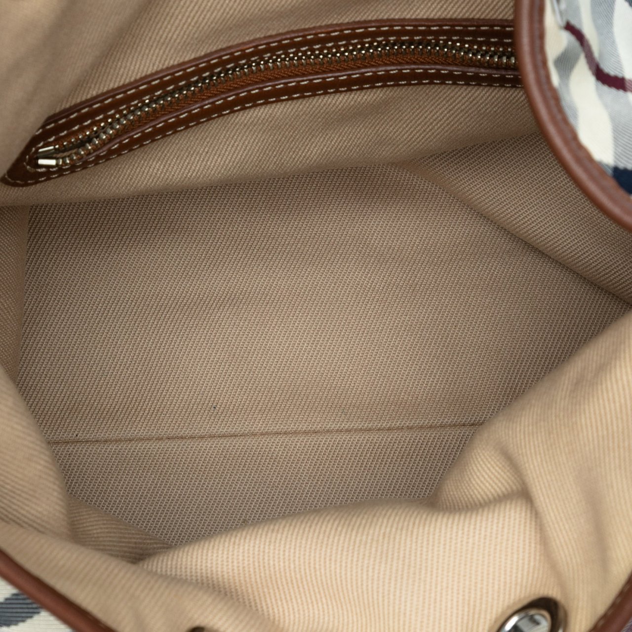 Burberry Nova Check Canvas Tote Bruin