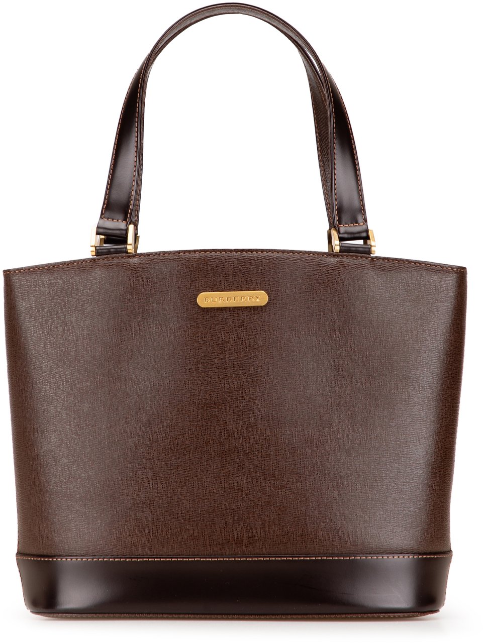 Burberry Leather Tote Bruin