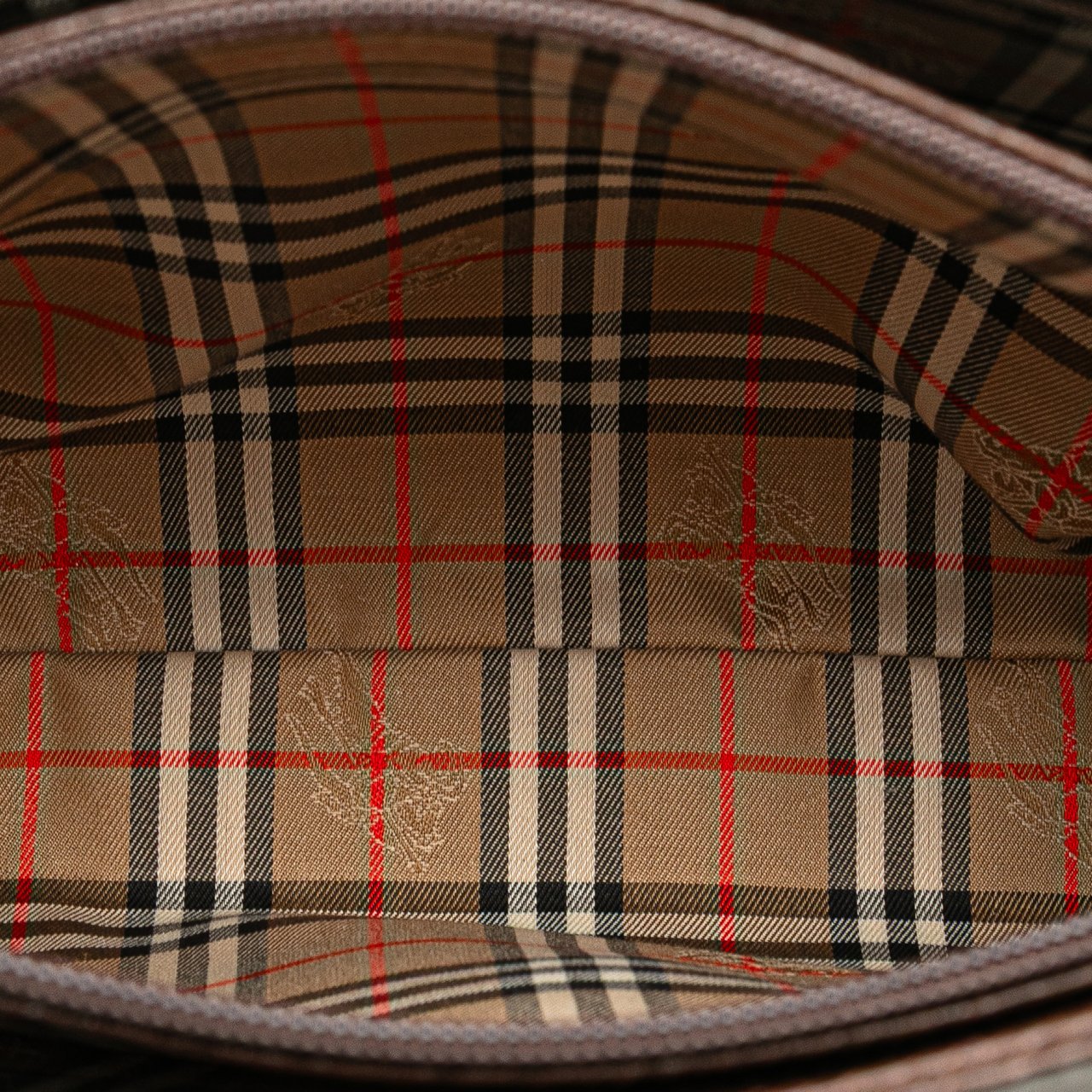 Burberry Leather Tote Bruin