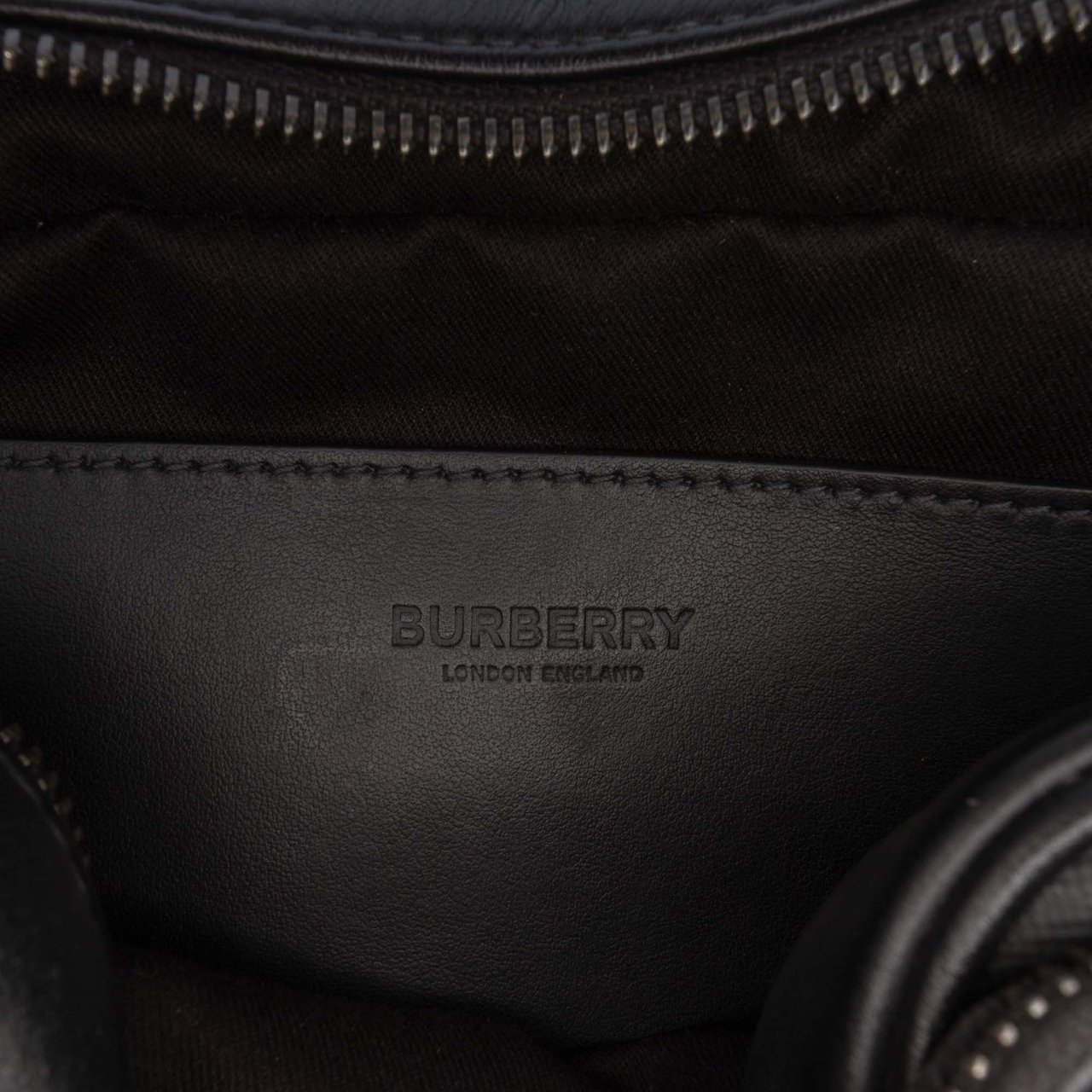 Burberry Coated Canvas Check Paddy Bag Grijs