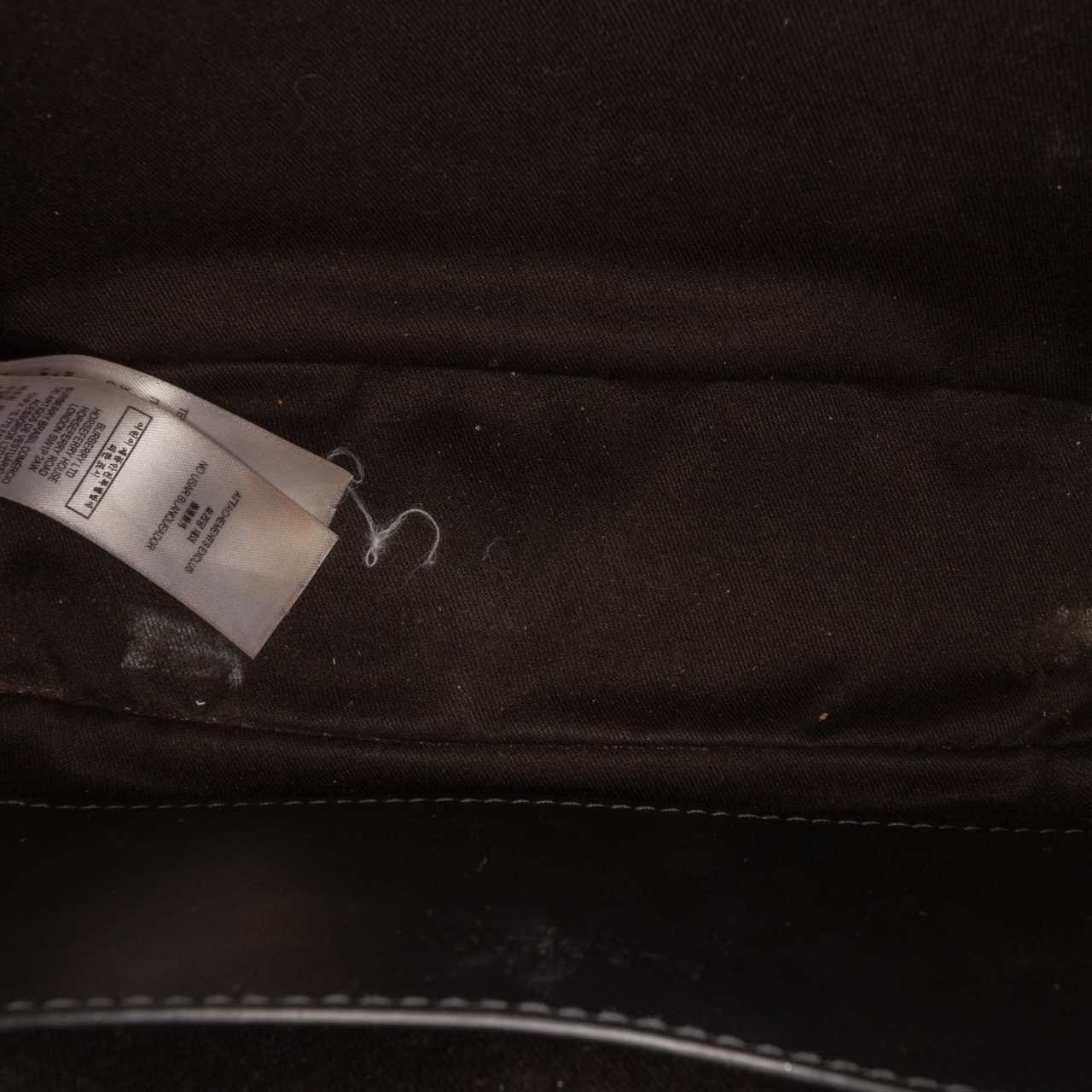 Burberry Coated Canvas Check Paddy Bag Grijs