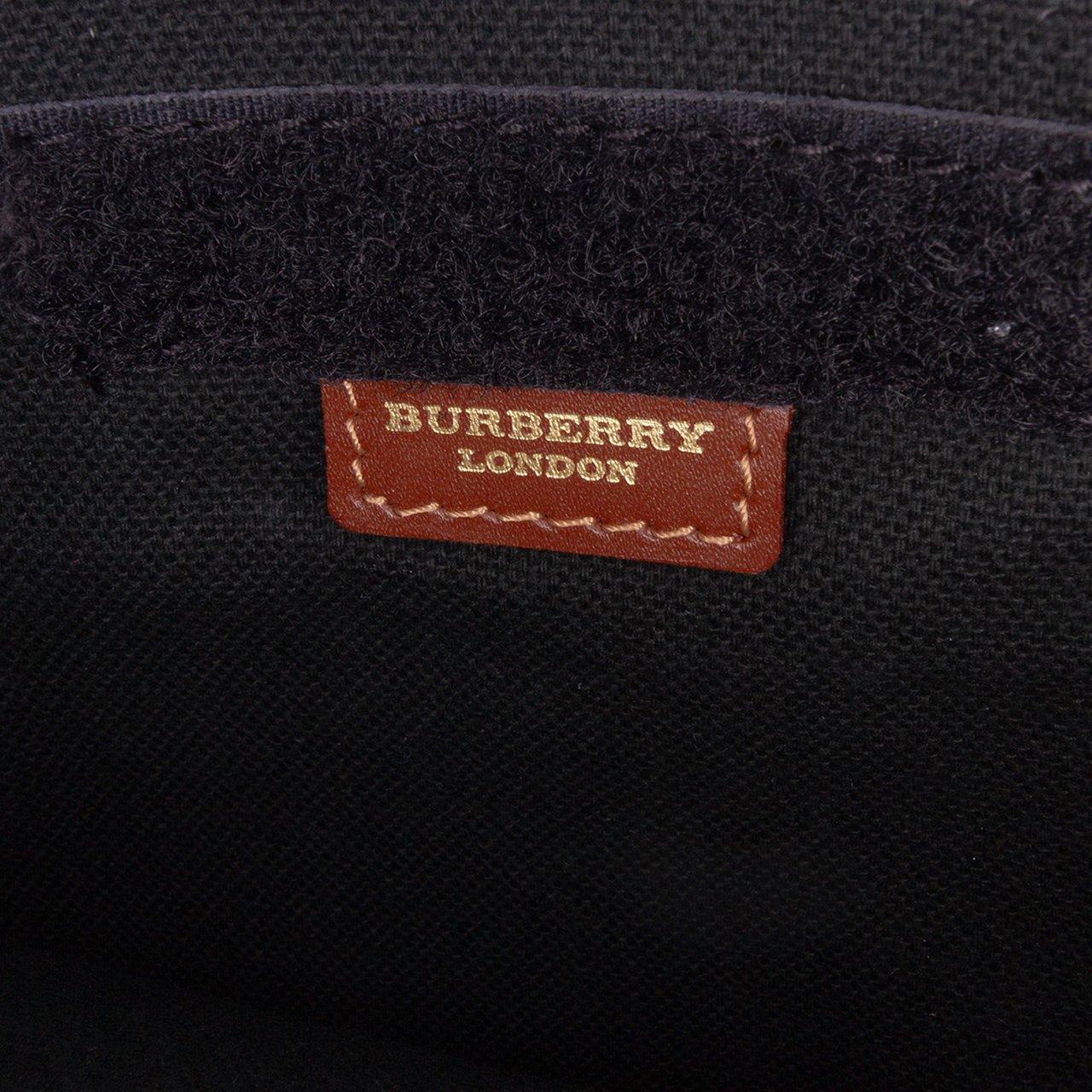 Burberry Haymarket Check Coated Canvas Crossbody Bruin