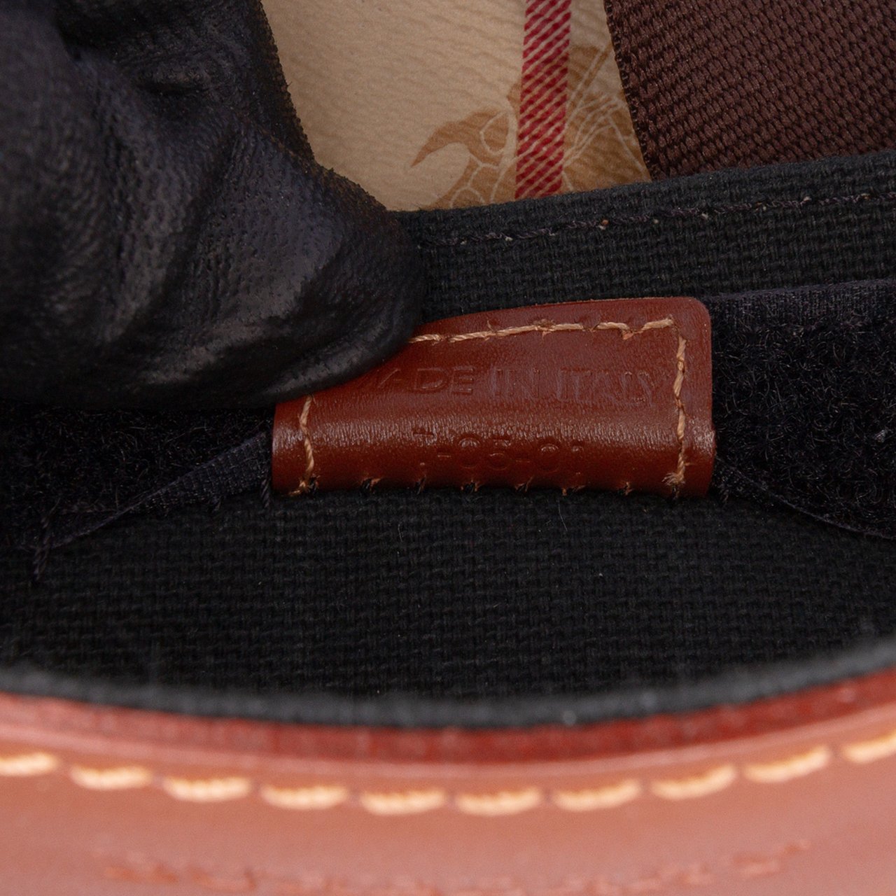 Burberry Haymarket Check Coated Canvas Crossbody Bruin