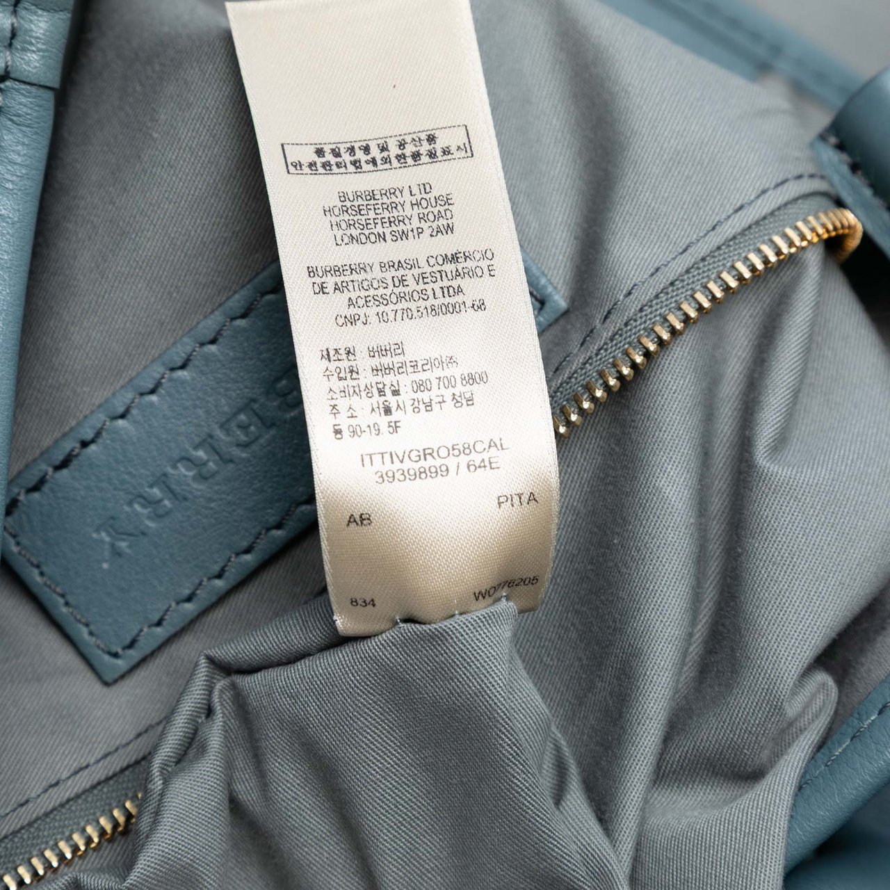 Burberry Small Leather Trimmed Haymarket Check Coated Canvas Canterbury Tote Bruin