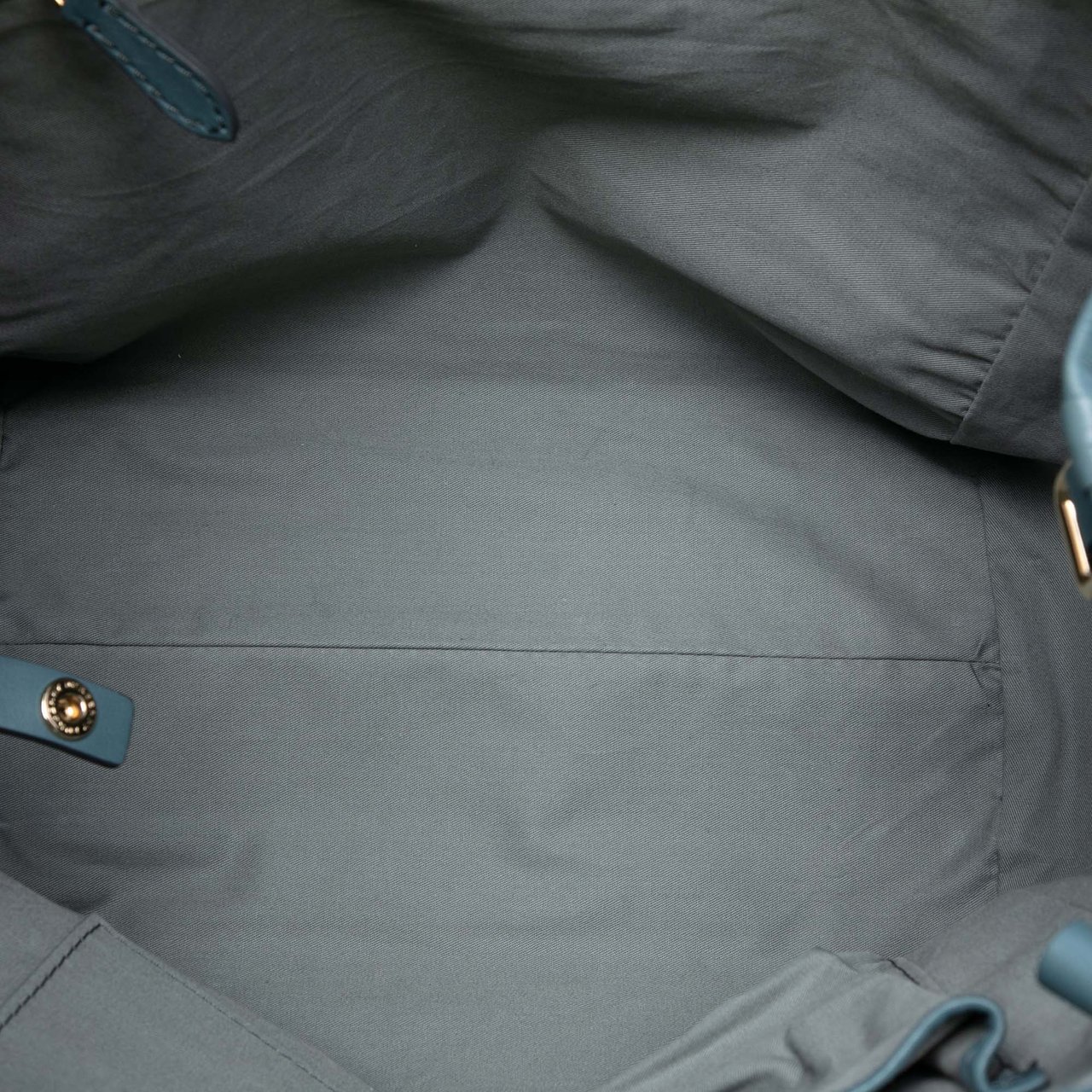 Burberry Small Leather Trimmed Haymarket Check Coated Canvas Canterbury Tote Bruin